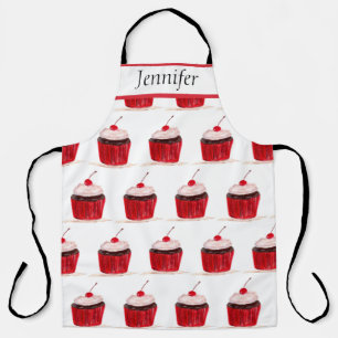 Tablier Sucres de Cupcake à la main Cute de cuisson