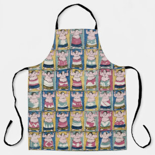 Tablier Sumo Wrestlers Art Apron