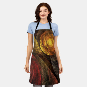Tablier Sun Flower Floral Moderne Art Motif Abstrait