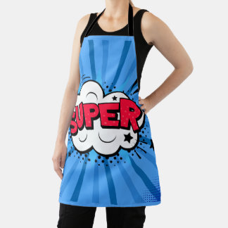 Tablier Super Bleu