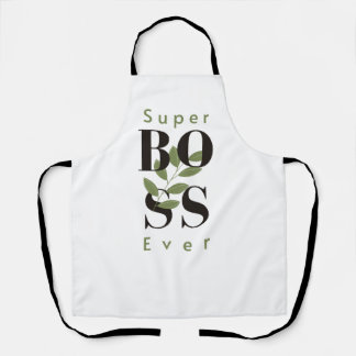 Tablier Super Boss Toujours style minimal Tout-sur-impress