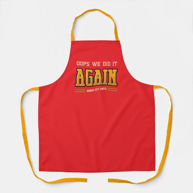 Tablier Super Bowl Apron des chefs de Kansas City (Recto)