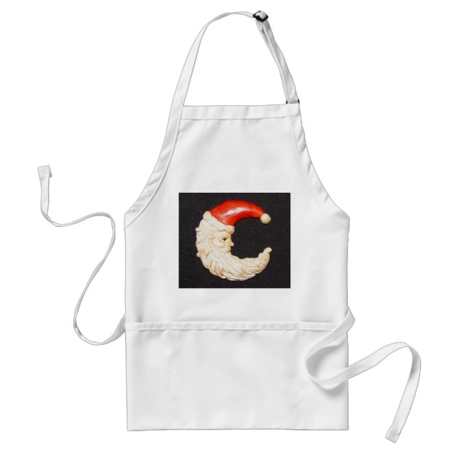 Tablier Super Cool Classic Round Santa Claus Apron (Devant)