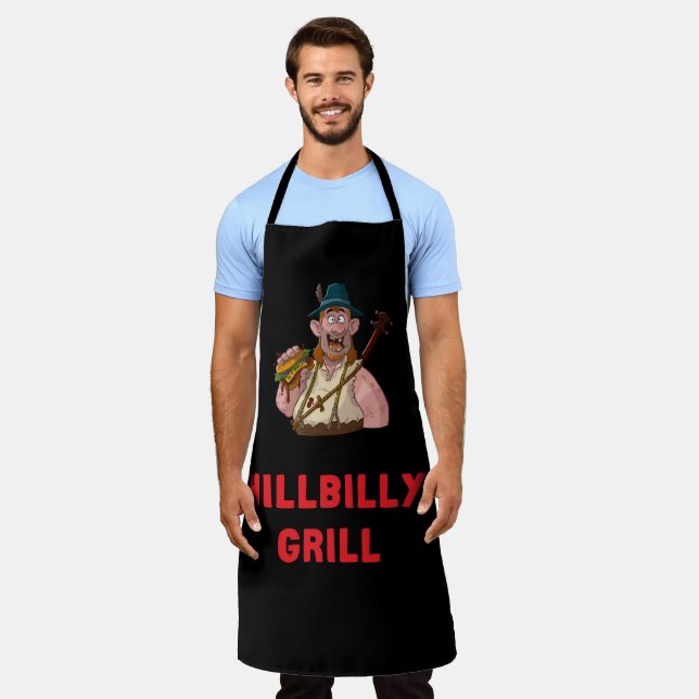 Tablier Super Cool Hill Billy Grill Danemark Apron! (Porté)