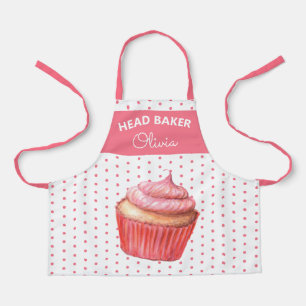 Tablier Super Mignon Boulanger en Chef Cupcakes Colorés de