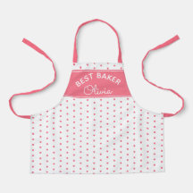 Super Mignonne Meilleur Boulanger Rose Points Fémi