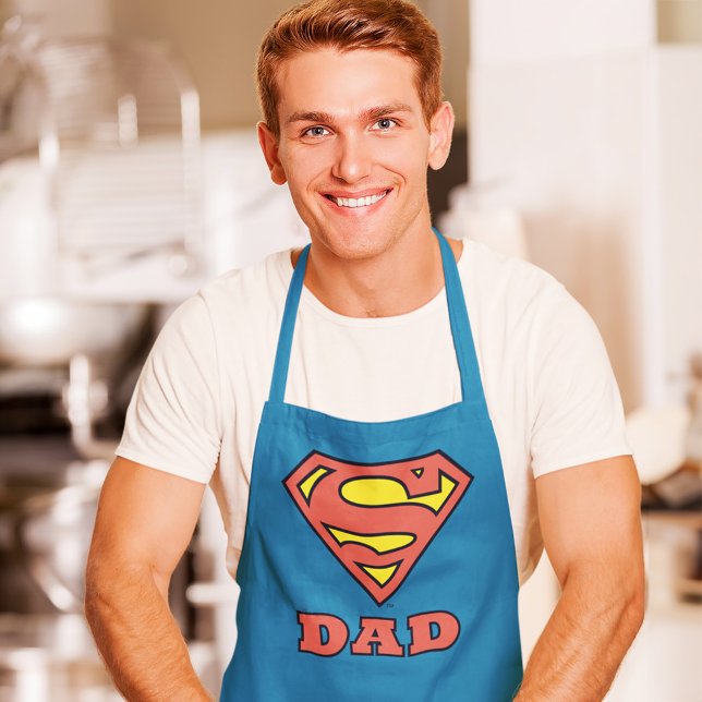 Tablier Super papa (Person wearing apron)