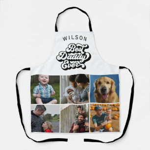 Tablier Super Retro Best Daddy Ever Neuf Nom de la photo