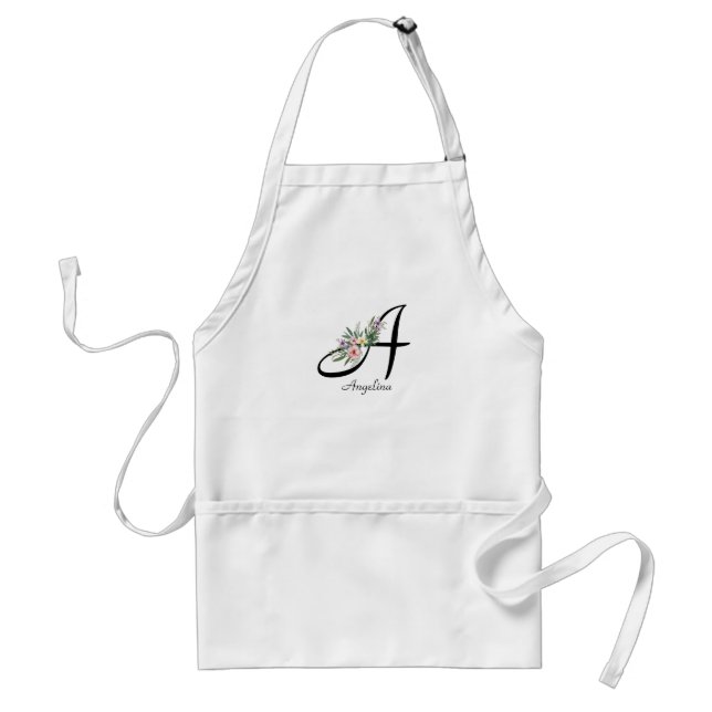 Tablier Superficie de retrait du monogramme floral (Devant)