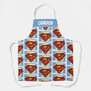 Tablier Superman Motif rouge et bleu