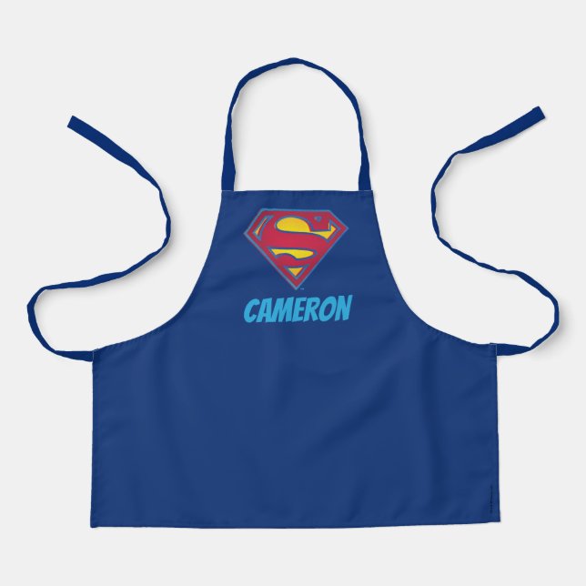 Tablier Superman S-Shield | Logo de points | Ajouter Votre (Recto)