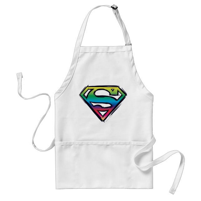 Tablier Superman S-Shield | Rainbow Logo (Devant)