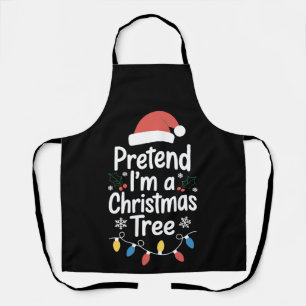 Tablier Supposons que je suis un chapeau de Père Noël d'ar
