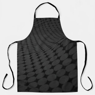 Tablier Surface pointillée noire et grise