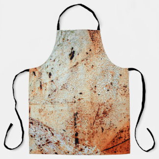Tablier Surfaceabstraite en métal rouillé, vieillissant, d