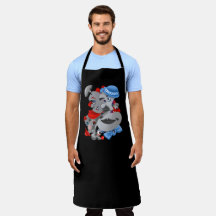 Surreal Puzzle Face à Apron