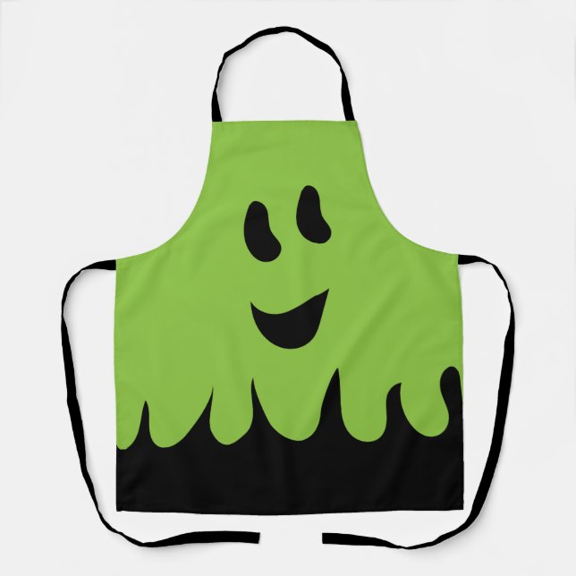 Tablier Sweet Boo Ghost Apron Vert (Recto)