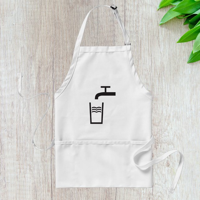 Tablier Symbole de l'eau du robinet (Créateur téléchargé)
