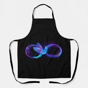 Tablier Symbole de Neon Infinity par Glowing Hummingbird