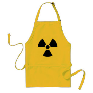 Tablier Symbole de radioactivité Trefoil Cook amusant