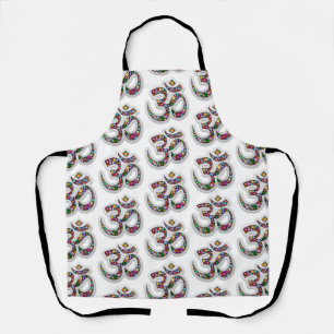 Tablier SYMBOLE DE Yoga Floral Namaste 