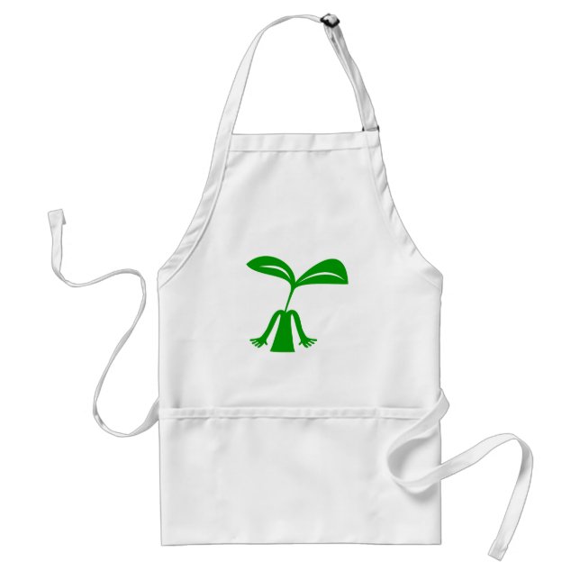 Tablier symbole d'esprit d'écologie (Devant)