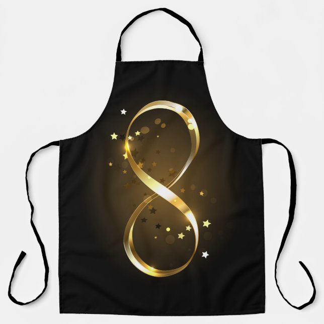 Tablier Symbole d'infini doré (Recto)