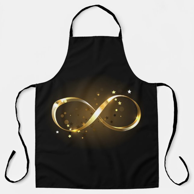 Tablier Symbole d'infini doré (Recto)