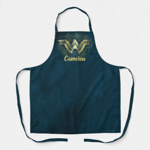 Tablier Symbole d'or brossé Wonder Woman
