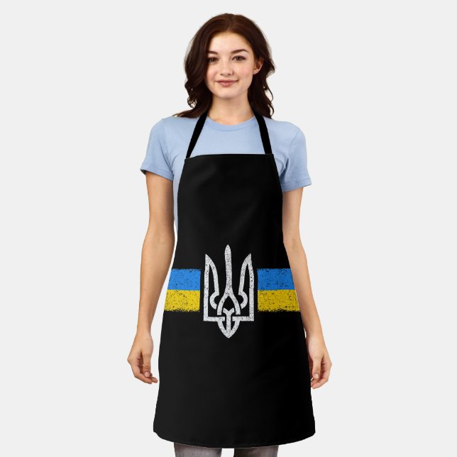 Tablier SYMBOLE DU Drapeau Ukraine (Porté)