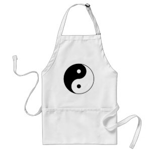 Tablier symbole du yin yang