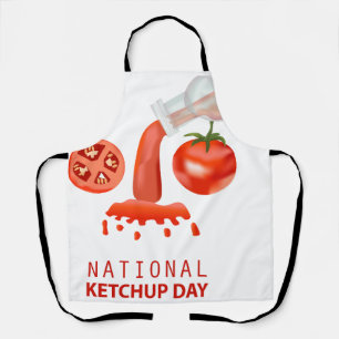Tablier Symbole national de la journée Ketchup