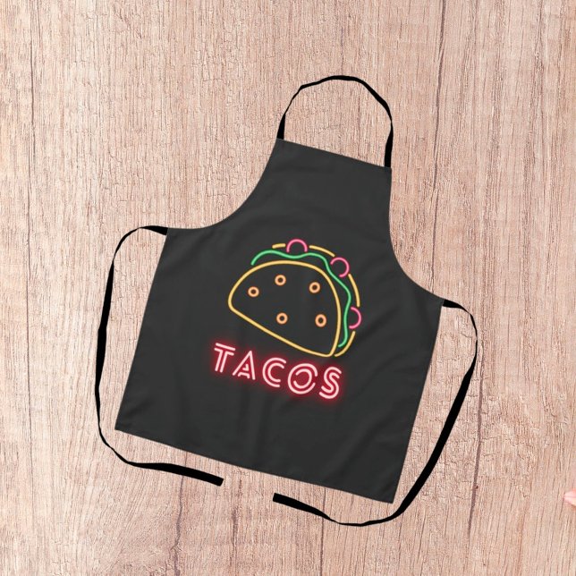 Tablier SYMBOLE NEON Tacos (Créateur téléchargé)