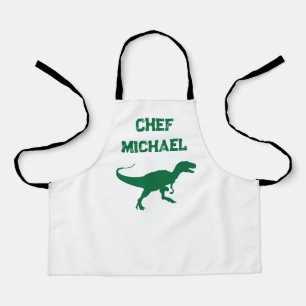 Tablier T-rex dinosaure imprimer nom personnalisé