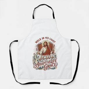 Tablier T-Shirt Encouragement pour Handicapés Jésus Inspir