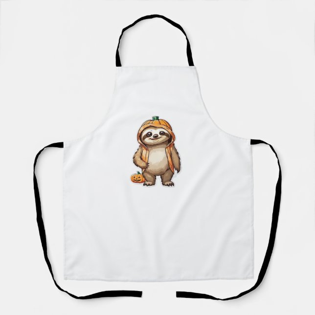 Tablier T-shirt Essential de Slothster Halloween (Recto)