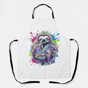 Tablier T-shirt graphique drôle d'art d'animal mignon de p