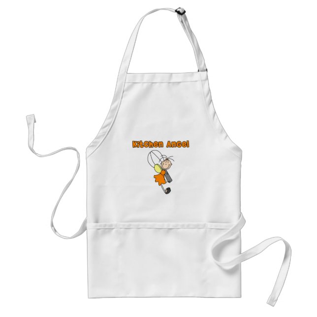 Tablier T-shirts et cadeaux d'ange de cuisine (Devant)