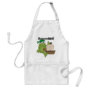 Tablier T-shirts et cadeaux de pirate de grenouille