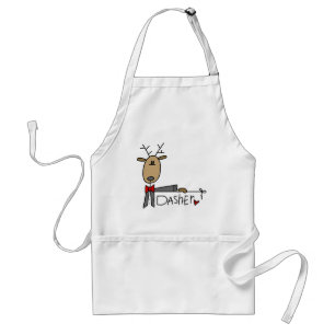 Tablier T-shirts et cadeaux de renne de Dasher