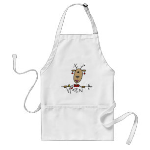 Tablier T-shirts et cadeaux de renne de renarde