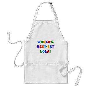 Tablier T-shirts et cadeaux du Meilleur-est Lola du monde