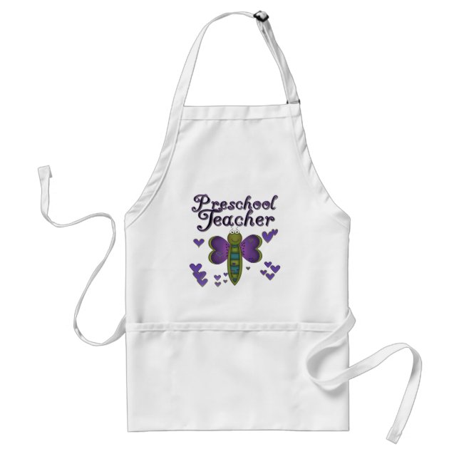 Tablier T-shirts et cadeaux préscolaires de professeur de (Devant)