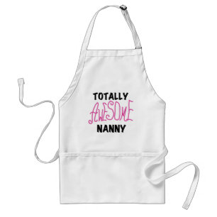 Tablier T-shirts et cadeaux rose Nanny absolument géniaux