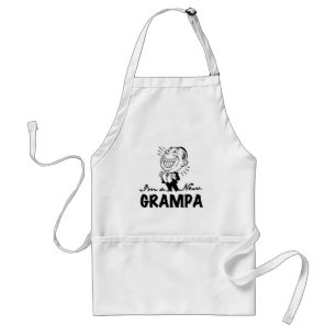 Tablier T-shirts et cadeaux souriants New Grampa