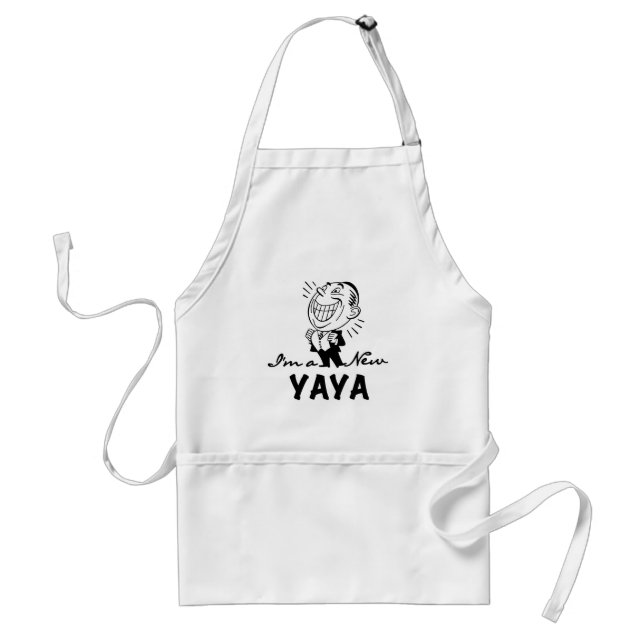 Tablier T-shirts et cadeaux Yaya Yaya souriants (Devant)
