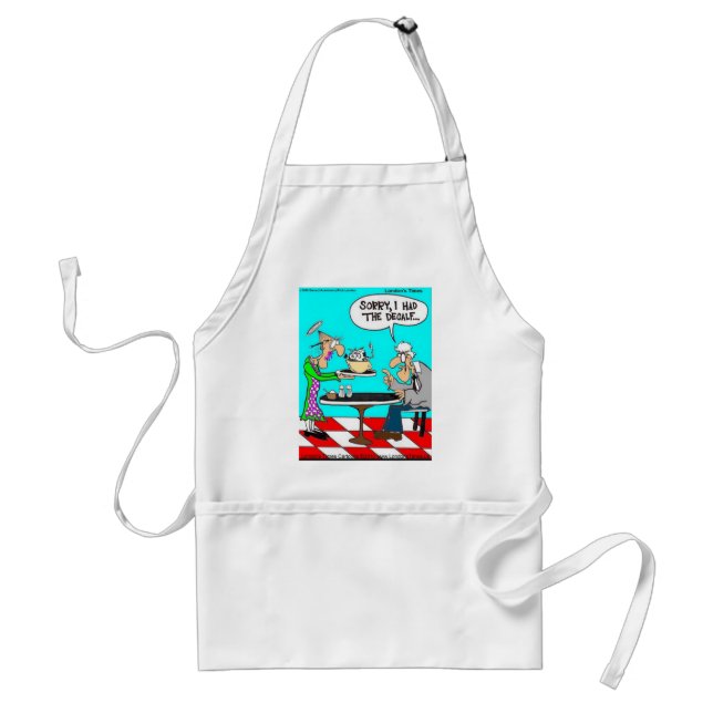 Tablier T-shirts, mugs et cadeaux amusants sur le café san (Devant)