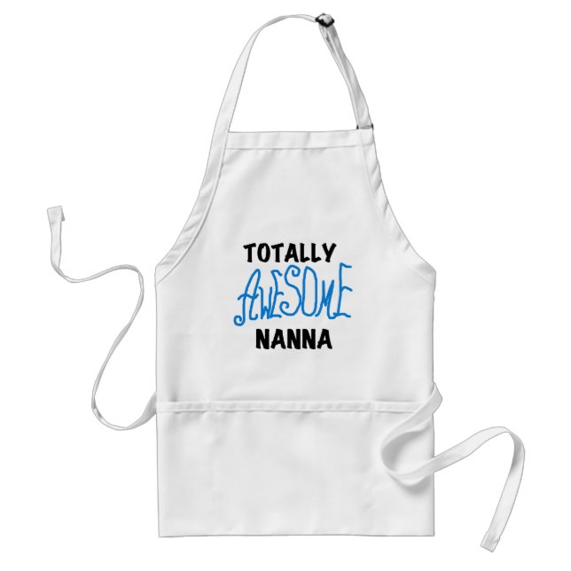 Tablier T-shirts Nanna Blue et GIfts absolument géniaux (Devant)