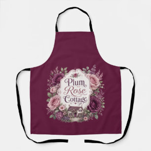 Tablier Tabard Cottage Rose Plum