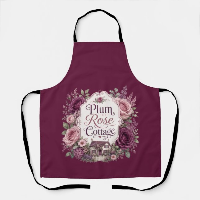Tablier Tabard Cottage Rose Plum (Recto)